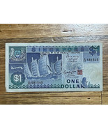 1987 Singapore $1 Dollar Banknote Circulated Very Good Condition - £1.53 GBP