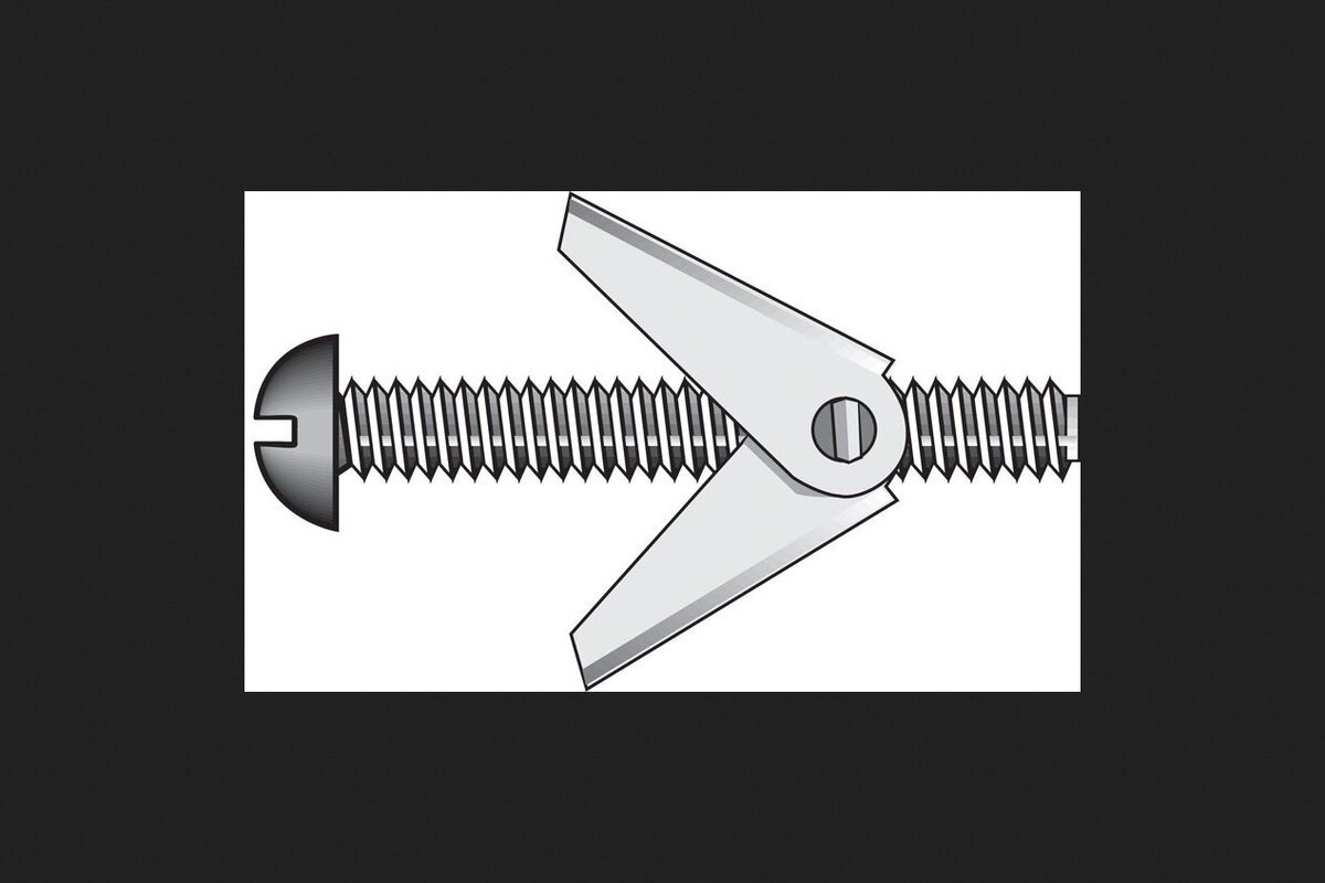 Hillman 1/4 in. Dia. x 5 in. L Round Steel Toggle Bolt 50 pk - $31.00