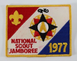 Vintage 1977 National Scout Jamboree LARGE Boy Scouts BSA Backpack Patch - £9.17 GBP