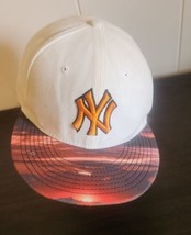 New York Yankees New Era 9Fifty Fitted 7 1/2 Sunet Rise Bill Baseball Ca... - £30.06 GBP