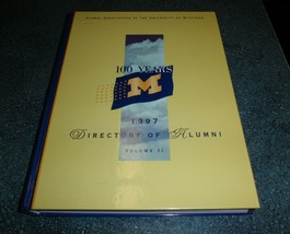 ORIGINAL 1997 UNIVERSITY OF MICHIGAN DIRECTORY OF ALUMNI U of M Volume 2... - $14.54