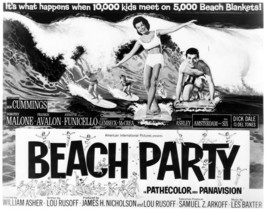 Beach Party Annette Funicello Frankie Avalon Surfboards Sports Car 8x10 Photo - £7.73 GBP