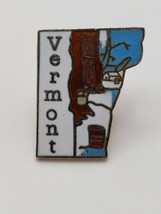 Vermont State Pin Vintage Enamel Pin  - £11.71 GBP