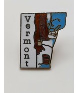 Vermont State Pin Vintage Enamel Pin  - £11.52 GBP