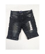 Phat Farm Youth Black Stretch Denim Shorts Size 14 Kids Boys - $17.71