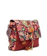 Tibetan Red Canvas Laptop Compatible Printed Messenger Sling Bag Women L... - €55,67 EUR