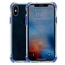 Shock Resistant Thin INC Sports Case Cover for iPhone Xs Max 6.5&quot; BLUE - £4.67 GBP