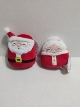 Nicolette And Nick Squishmallow Mini 4.5 Inch Christmas Theme 2021 - £15.63 GBP