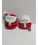 Nicolette And Nick Squishmallow Mini 4.5 Inch Christmas Theme 2021 - £16.08 GBP