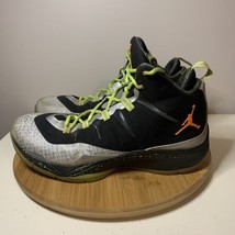 Nike Air Jordan Super Fly 2 Mens Size 11.5 Shoes Black Gray 640315-025 Sneakers - £35.59 GBP
