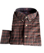 Untuckit Flannel Martino Shirt Black Red Plaid Size Large New with Tags - $79.54 CAD