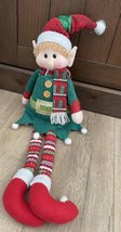 Christmas Elf Plush Stuffed Xmas Decor - £78.47 GBP
