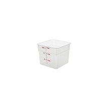 Cambro 6SFSPP190 CamSquare Storage Container, Translucent, 6 qt. - $22.20