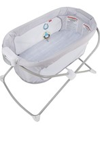 Fisher-Price Portable Baby Crib Soothing Vibe Bassinet with Music Vibrat... - $83.24