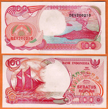 INDONESIA 1992 UNC 100 Rupiah Banknote Paper Money Bill P- 127a - £0.78 GBP