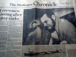 Vintage The Muskegon Chronicle Tue Sun 29th 1980 - $2.99