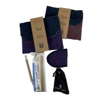 Lot of 2 Delta One Someone Somewhere Travel Kit Eco-Friendly Artisan Mad... - £14.78 GBP