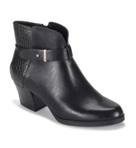 Baretraps Womens Lane Ankle Booties Size 7.5 M Color Black Croc - £45.55 GBP
