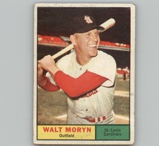 Walt Moryn 1961 Topps #91 St. Louis Cardinals - $2.95