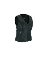 Ladies Black Vest with Buckles - 715539 - €92,64 EUR+