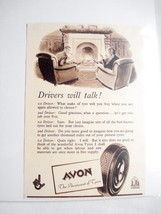 1945 British World War II Tire Ad Avon The Aristocrat of Tyres - $7.99
