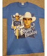 Brad Paisley 2005 Tour Country Music T-Shirt, Adult Small, Blue/Light Blue - $39.05 CAD