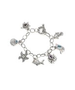 NWT Samuel B Benham Multi Gem Sea Life Charm Bracelet - $879.62 CAD