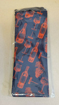 Set of 4 Red &amp; Black Wine 13 1/4&quot; x 5 1/4&quot; Gift Bags (NEW) - $9.85