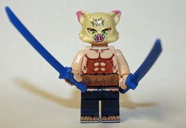 Gift Minifigure Inosuke Hashibira Demon Slayer Cartoon TV Show Anime Fast Ship - $6.36