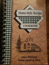 Home-Style Recipes Cookbook from the Salem Plankroad United Church of Christ WI - £7.44 GBP