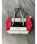 Guess Delaney Handbag Black Red White - $16.11 CAD