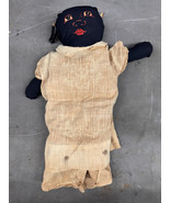 Vintage Rare African American Folk Art Child Cloth Rag Doll Handmade Pri... - $186.85 CAD