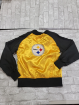 Reebok NFL Pittsburg Steelers Girls Juniors Size Large 14 Satin Bomber J... - $54.34 CAD