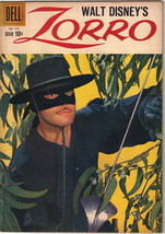 Walt Disney&#39;s Zorro Four Color Comic Book #976, Dell Comics 5th Disney 1959 FINE - £32.39 GBP