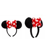 new ORIGINAL Walt Disney World MINNIE MOUSE EARS red polka dot Bow Headband - $39.13 CAD