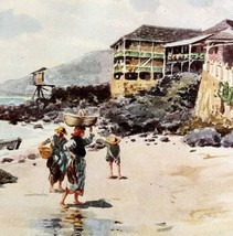 Taboga Old Landing 1913 Panama Canal History Watercolor Art Print EJ Rea... - £30.79 GBP