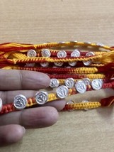 925 Silver Mauli Kalawa Rakhi Bracelet 1Pc Kalaya Hindu Charms- Pooja Wedding Om - £15.34 GBP