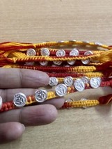 925 SILVER MAULI KALAWA RAKHI BRACELET 1Pc Kalaya Hindu Charms- Pooja We... - $24.20