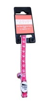 Casual Kitty Two-Tone Jingle Pink Cat Safety Collar 3/8&quot; Adjustable 8&quot;-12&quot; - £7.11 GBP