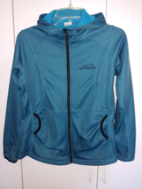 WHISTLER BLACKCOMB LADIES LS HOODED POLYESTER ZIP SWEATSHIRT-S-BARELY WO... - £11.00 GBP