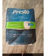 Presto Supreme Protective Underwear with FlexRight, XXL, White, Pack of 12 - $431.17 MXN