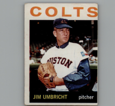 1964 Topps Jim Umbricht Baseball Card Houston Colt .45s #389 - $3.95