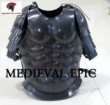 NauticalMart Black Muscle Armor Jacket w/shoulder strap for men Wearable fantasy - £158.57 GBP