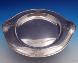 Lebolt Sterling Silver Hors D&#39; Oeuvres Platter w/Bright-Cut Flowers #926... - $2,560.29 CAD