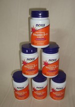 NOW Foods Vitamin D-3, 2000 IU Soft gels Lot of 6 Bottles 30 each NEW EX... - $19.79