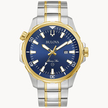 Men&#39;s Bulova Marine Star Sport Blue Dial Watch 98B384 (FEDEX 2 DAY) - £290.74 GBP