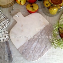 10&quot;x15&quot; Modern Marble Cheese Vegetable Cutting Board Home Decorative Gif... - £176.98 GBP