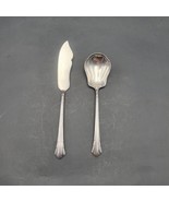 Gorham Plate 1930 LADY CAROLINE Butter Knife And Sugar Spoon Set of 2 VT... - $752.24 MXN