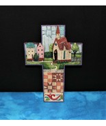 Jim Shore 2006 CHURCH VILLAGE Heartwood Creek Cross Wall Figurine, No. 4... - £11.97 GBP
