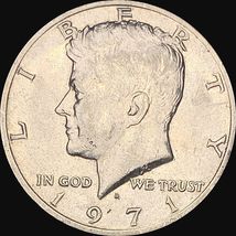 1971-D Ddo Kennedy Half Dollar, FS-102, Beautiful Coin 20230003 - £15.97 GBP